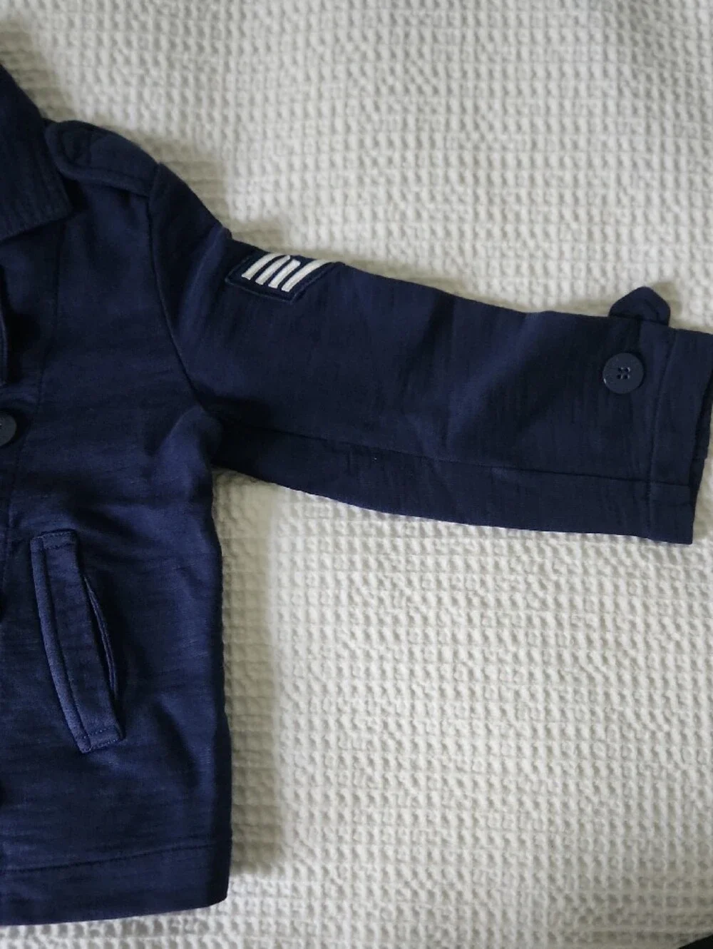 Original Marines Kids Navy Double-Breasted Kids Peacoat Size 2, Like New